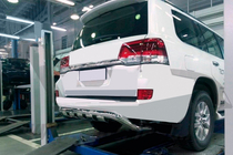Lexus LX570/450d 2008–2022 Achterbeschermbeugel Gronder (RVS) foto 1