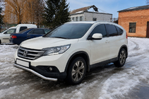 Honda CRV 2012–2016 Voorbeschermbeugel ST007 (RVS) foto 2