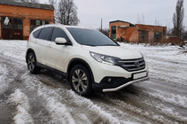 Honda CRV 2012–2016 Voorbeschermbeugel ST007 (RVS) foto 3