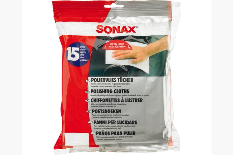 Sonax extra zachte doeken voor afwerkpolijsten van de carrosserie (15 stuks) Foto 1