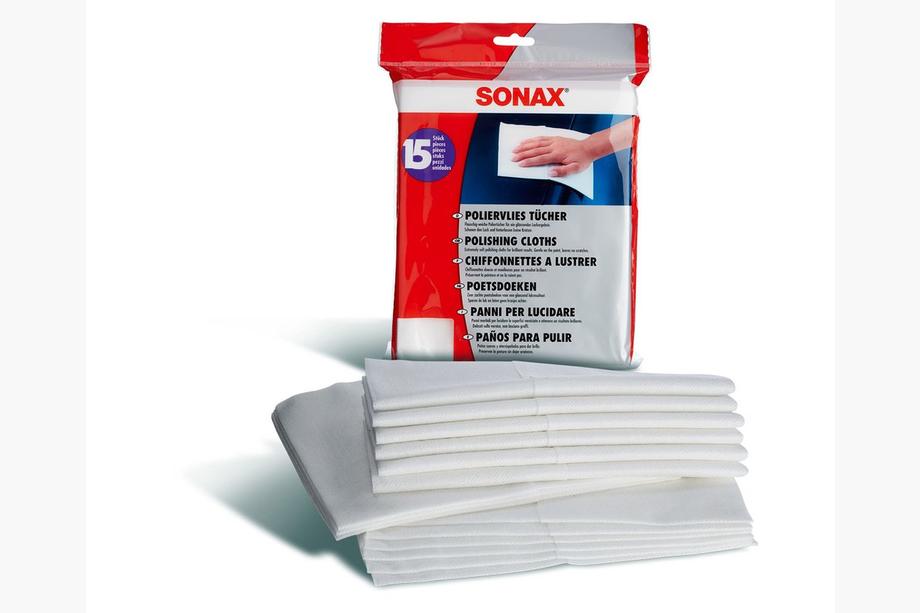 Sonax extra zachte doeken voor afwerkpolijsten van de carrosserie (15 stuks) Foto 2