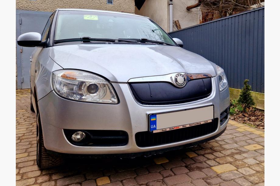 Skoda Fabia 2007–2014 Winterafdekking voor radiatorrooster (2007-2010, bovenste) Mat Foto 5