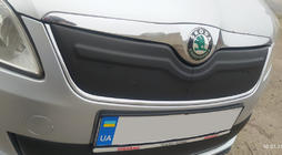 Skoda Fabia 2007–2014 Winterafdekking voor grille (2011-2014, bovenste) Mat foto 1