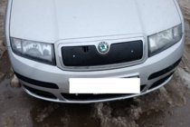 Skoda Fabia 2000–2007 Winterafdekking voor de grille foto 3