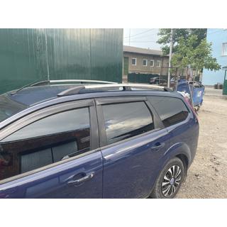 Aluminium dakrails (Caravan, chroom) Ford Focus II 2008–2011 foto 2