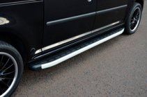 Peugeot Bipper 2008–2017 Fullmond side steps (set van 2, aluminium) foto 2