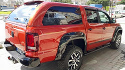 Volkswagen Amarok 2010–2022 Wielkastverbreders (glasvezel, overspuitbaar) 19 cm foto 4