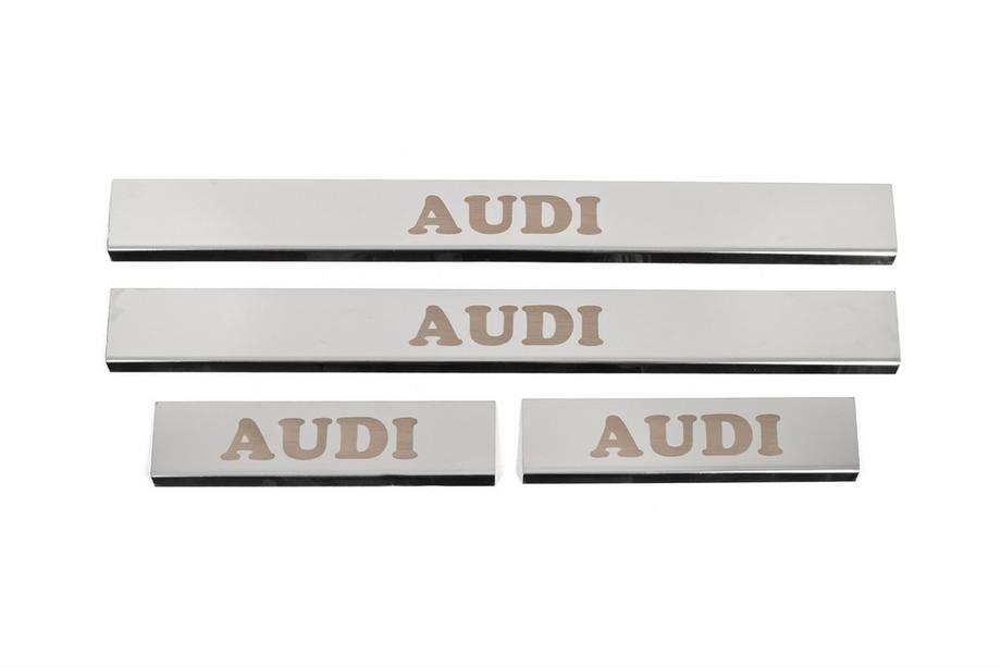 Audi A4 B5 1994–2001 Chromen dorpellijsten (4 stuks, Carmos) Image
