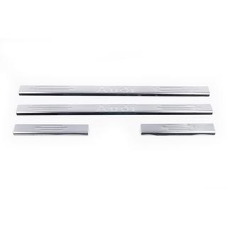Chromen dorpellijsten (4 stuks, Carmos) Audi A3 1996–2003 foto 2