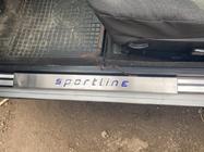Mercedes E-class W124 1984–1997 LED dorpelplaten (kort) RVS, 2-delig foto 2