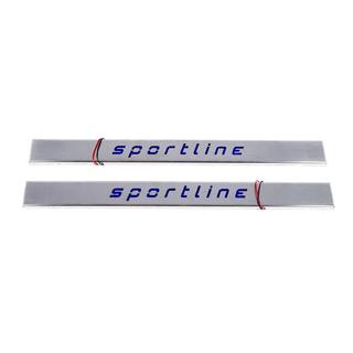 LED dorpelplaten (kort) RVS, 2-delig Mercedes E-сlass W124 1984–1997 foto 3