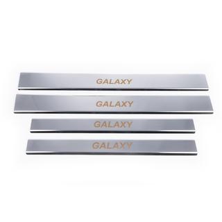 Carmos dorpellijsten (set 4 stuks, RVS) Ford Galaxy 1995–2006 foto 2