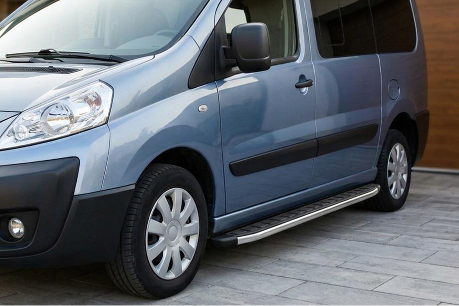 Citroen Jumpy 2007–2017 Fullmond side steps (set van 2, aluminium) Image