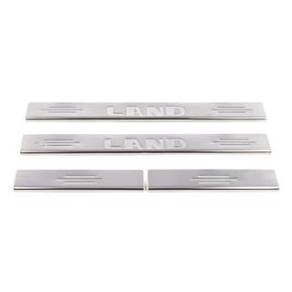 Carmos instaplijsten RVS (4 stuks) Toyota Land Cruiser 100 1998–2007 foto 2