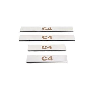 Carmos instaplijsten (4 stuks, RVS) Citroen C-4 2010–2018 foto 3