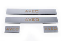 Chevrolet Aveo T300 2011–2020 Carmos V1 instaplijsten (4 stuks, RVS) foto 2