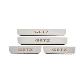 Carmos dorpellijsten (set 4 stuks, RVS)