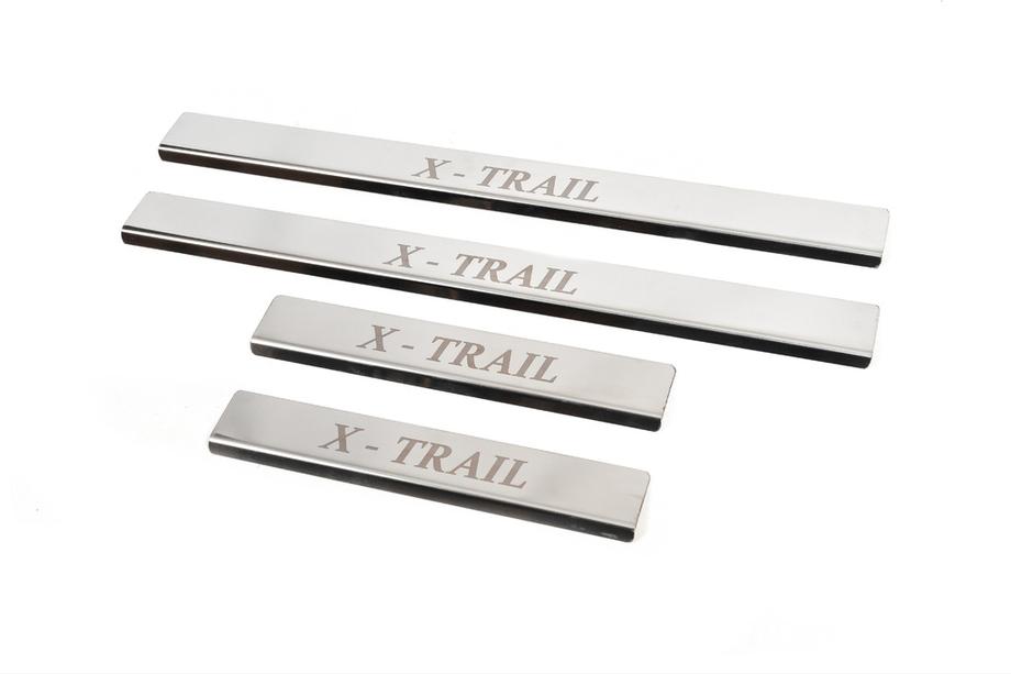 Nissan X-trail T30 2002–2007 Carmos instaplijsten RVS (4 stuks) Image