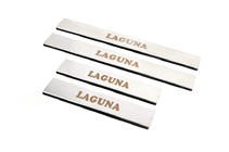 Renault Laguna 2007–2015 Carmos instaplijsten (4 stuks, RVS) foto 1