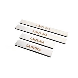 Carmos instaplijsten (4 stuks, RVS)