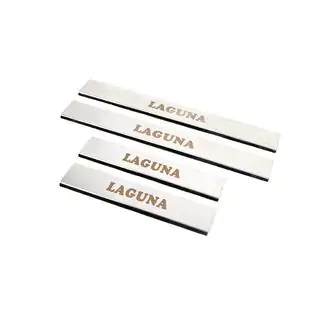 Carmos instaplijsten (4 stuks, RVS)