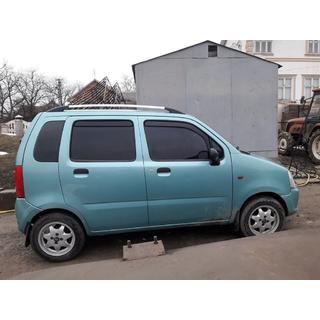 Chromen dakrails Opel Agila 2000–2007 foto 3
