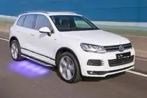 Volkswagen Touareg 2010–2018 Zijsteps OEM-look V3 (2 stuks, aluminium) foto 9