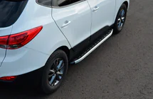 Kia Sportage 2010–2015 Side steps Fullmond (2 stuks, aluminium) foto 3