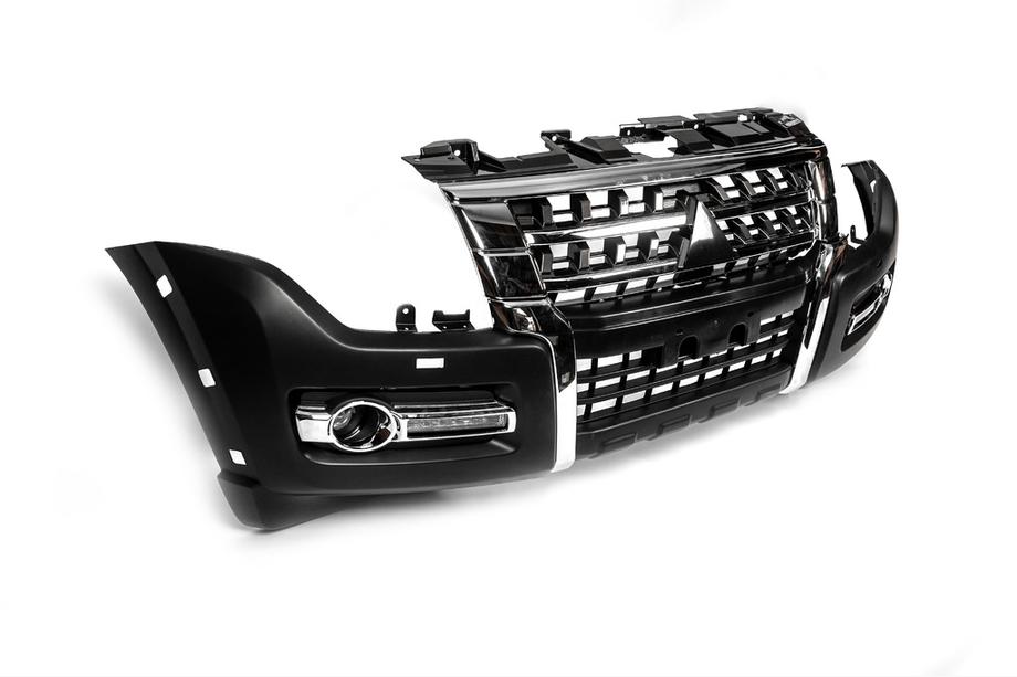 Mitsubishi Pajero Wagon IV 2006–2021 Restyling kit (voorbumper) Foto 2