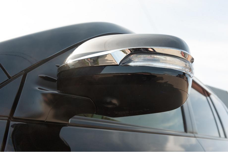 Toyota Land Cruiser 200 2007–2021 Spiegelstrips 2012-2021 (2 stuks, chroom) Foto 12