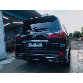 Afdekkappen voor uiteinden achterbumper (2016+, 2 stuks) Lexus LX570/450d 2008–2022 foto 3