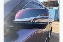 Toyota Land Cruiser Prado 150 2009–2023 Spiegelstrips (set van 2, chroom) foto 12