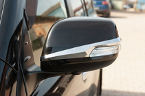 Toyota Land Cruiser Prado 150 2009–2023 Spiegelstrips (set van 2, chroom) foto 8