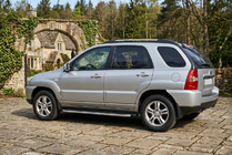 Kia Sportage 2004–2010 Side steps Fullmond (2 stuks, aluminium) foto 1