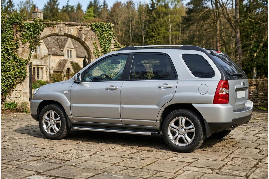 Kia Sportage 2004–2010 Side steps Fullmond (2 stuks, aluminium) Image