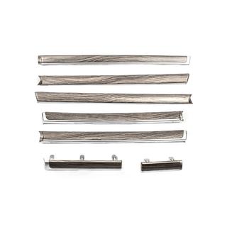 Houten deurinlegstukken (donker hout) Toyota Land Cruiser 200 2007–2021 foto 1