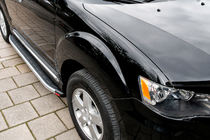 Mitsubishi Outlander 2006–2012 Side steps Fullmond (2 stuks, aluminium) foto 1