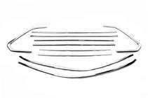Volkswagen Tiguan 2016–2023 Complete raamomlijsting (10 stuks, RVS) foto 1