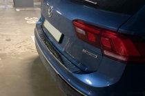 Volkswagen Tiguan 2016–2023 Achterbumper beschermplaat (Carmos, RVS) foto 10