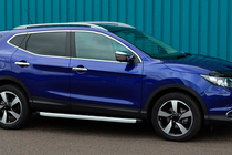 Nissan Qashqai 2007–2010 Fullmond side steps (set van 2, aluminium) foto 3