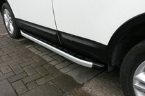 Nissan Qashqai 2010–2014 Fullmond side steps (2 stuks, aluminium) Lange wielbasis foto 4