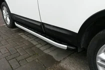 Nissan Qashqai 2010–2014 Fullmond side steps (2 stuks, aluminium) foto 4