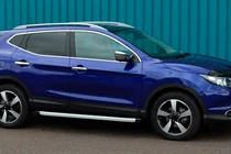 Nissan Qashqai 2010–2014 Fullmond side steps (2 stuks, aluminium) foto 3