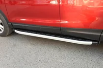 Nissan Qashqai 2010–2014 Fullmond side steps (2 stuks, aluminium) foto 2