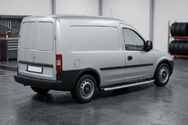 Opel Combo 2002–2012 Fullmond side steps (set van 2, aluminium) foto 1