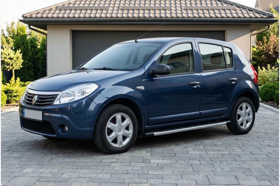 Dacia Sandero 2007–2013 Fullmond side steps (2 stuks, aluminium) Image