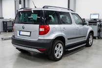 Skoda Yeti 2009–2017 Fullmond zijstappen (2 st., aluminium) foto 1