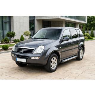 Side steps Allmond Grey (2 stuks, aluminium) SsangYong Rexton I 2001–2017 foto 1