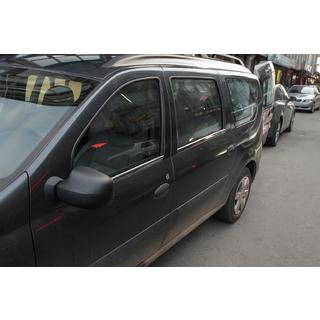 Buitenste raamlijsten (set 4 stuks, RVS) Dacia Logan MCV 2004–2014 foto 3