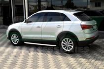 Audi Q3 2011–2019 Fullmond side steps (2 stuks, aluminium) foto 2